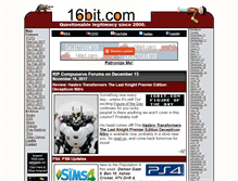 Tablet Screenshot of 16bit.com